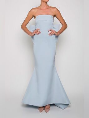 Alexia Maria Margaret Silk Faille Mermaid Gown Size 6 NWT $1625